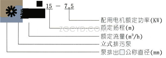 LW直立式排污泵型號(hào)定義