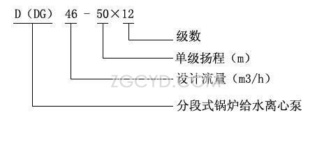 DG高壓鍋爐給水泵型號意義