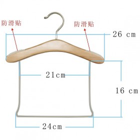 兒童防滑木衣架 童裝店衣架 批發(fā)嬰兒木衣架